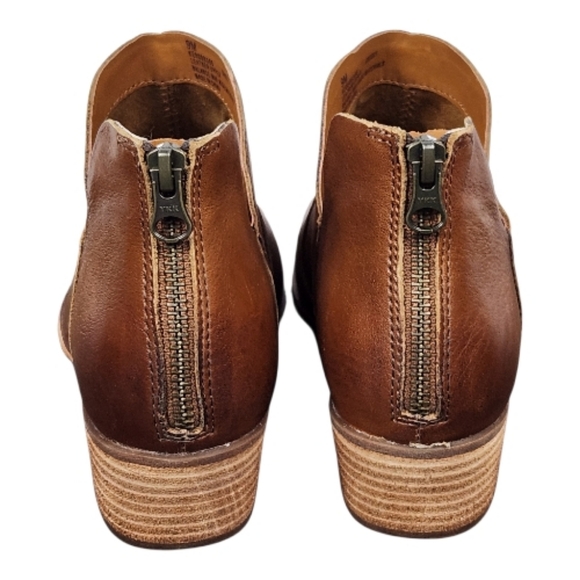 KORK-EASE Skye Brown Leather Ankle Boots Size 9 - Picture 4 of 7
